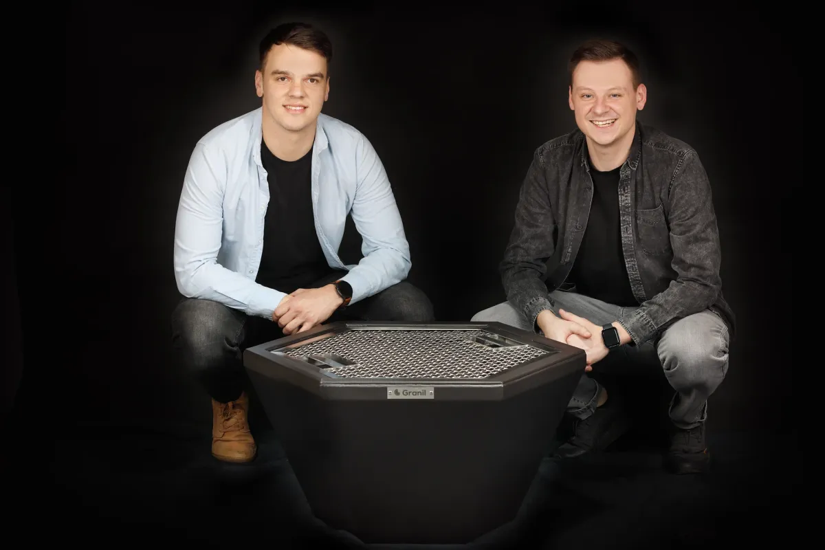 Robin Pecháček a Matěj Matějka, zakladatelé Granil