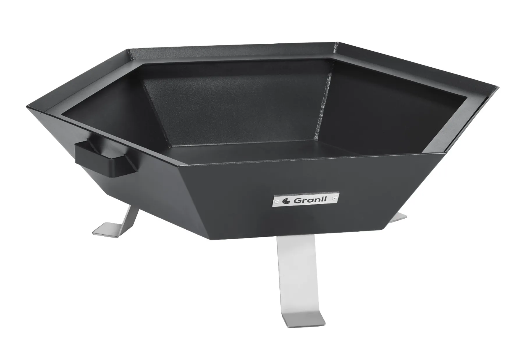 Ohniště GRANIL Hexagon Go — celkový pohled